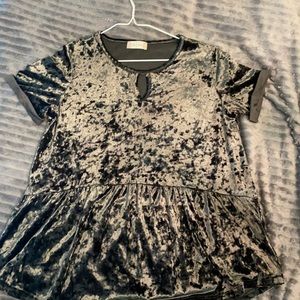 Black velvet top from alter’d state